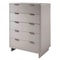 Manhattan Comfort Granville 45.27 Tall Dresser in Light Grey DR-5026 - alternate 3